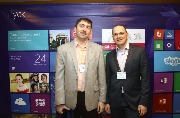 На конференции Microsoft с Олегом Шклярником